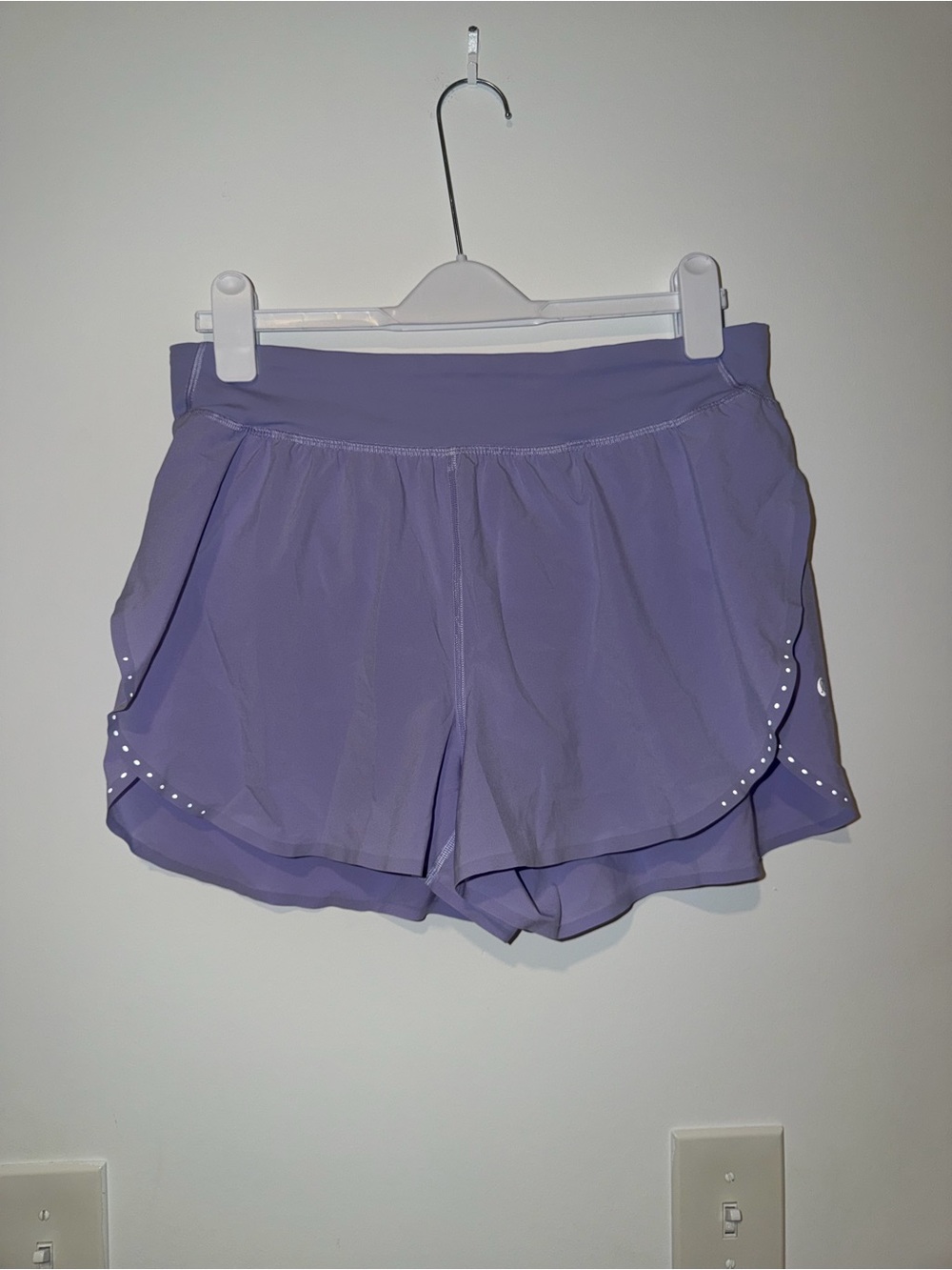 lululemon athletica Lavender Layered Running Shorts